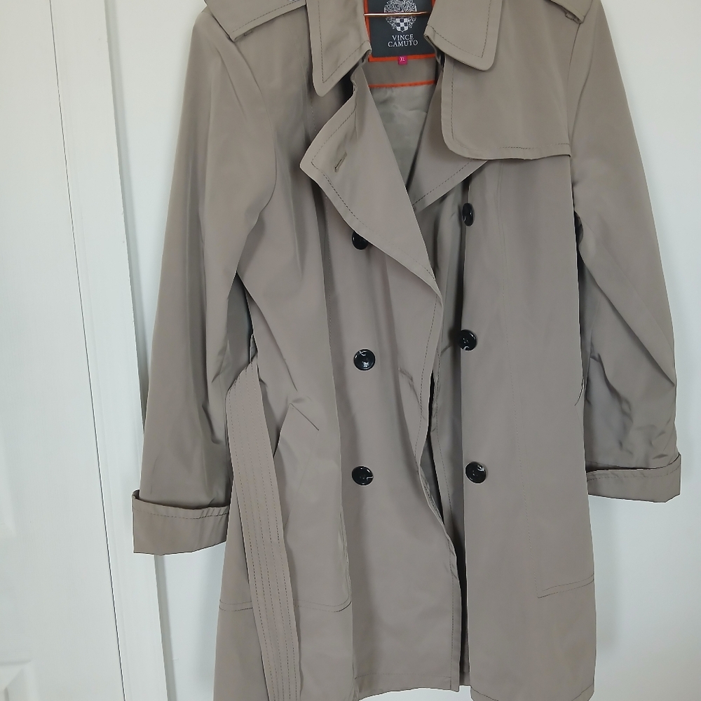 Vince Camuto Trench Coat Size XL Pre-owned